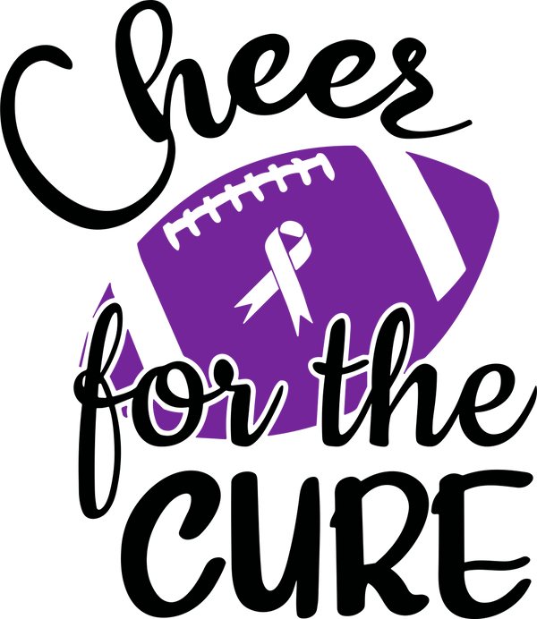 Cheer For The Cure - Hodgkin's Lymphoma Cancer DTF Transfers
