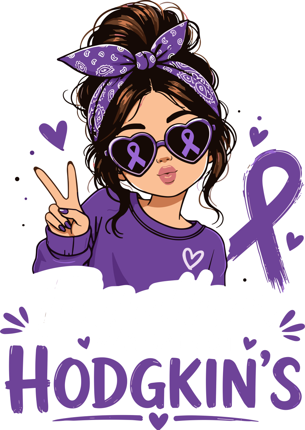 Together Against Hodgkin's - Hodgkin's Lymphoma Cancer DTF Transfers
