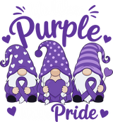 We Wear Purple With Pride - Hodgkin's Lymphoma Cancer DTF Transfers