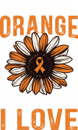 I Wear Orange For Someone I Love - Leukemia DTF Transfers