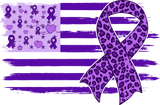 US Flag, Ribbon - Lupus DTF Transfers