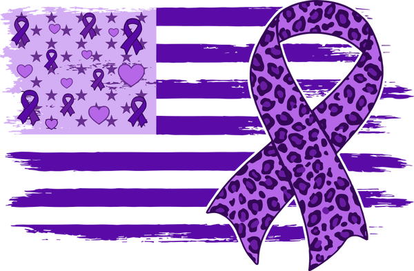 US Flag, Ribbon - Lupus DTF Transfers