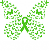 Lymphoma Cancer Awareness, Butterfly - Lymphoma DTF Transfers