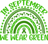 In September We Wear Green - Lymphoma DTF Transfers