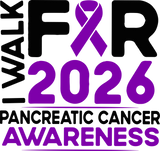 I Walk For Pancreatic Cancer Awareness 2026 - Pancreatic Cancer DTF Transfers