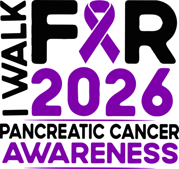 I Walk For Pancreatic Cancer Awareness 2026 - Pancreatic Cancer DTF Transfers