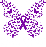 Pancreatic Cancer Awareness, Butterflies - Pancreatic Cancer DTF Transfers