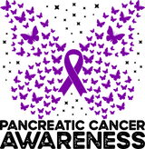 Pancreatic Cancer Awareness, Butterflies - Pancreatic Cancer DTF Transfers