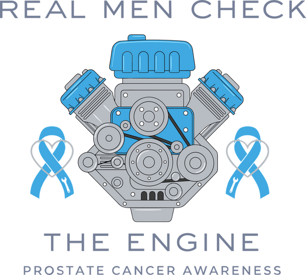 Real Men Check The Engine - Prostate Cancer DTF Transfers
