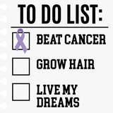 To Do List - Testicular Cancer DTF Transfers