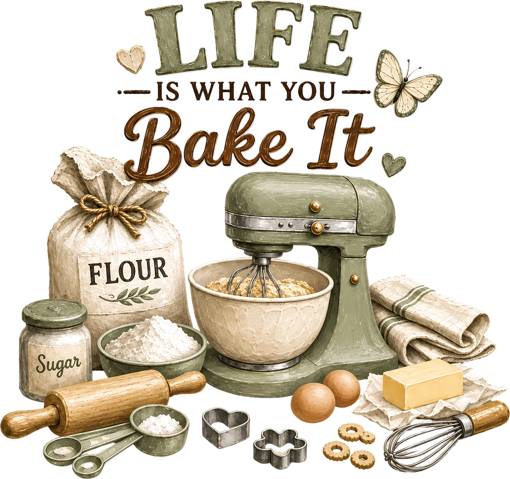 Life Is What You Bake It - Baking DTF Transfers