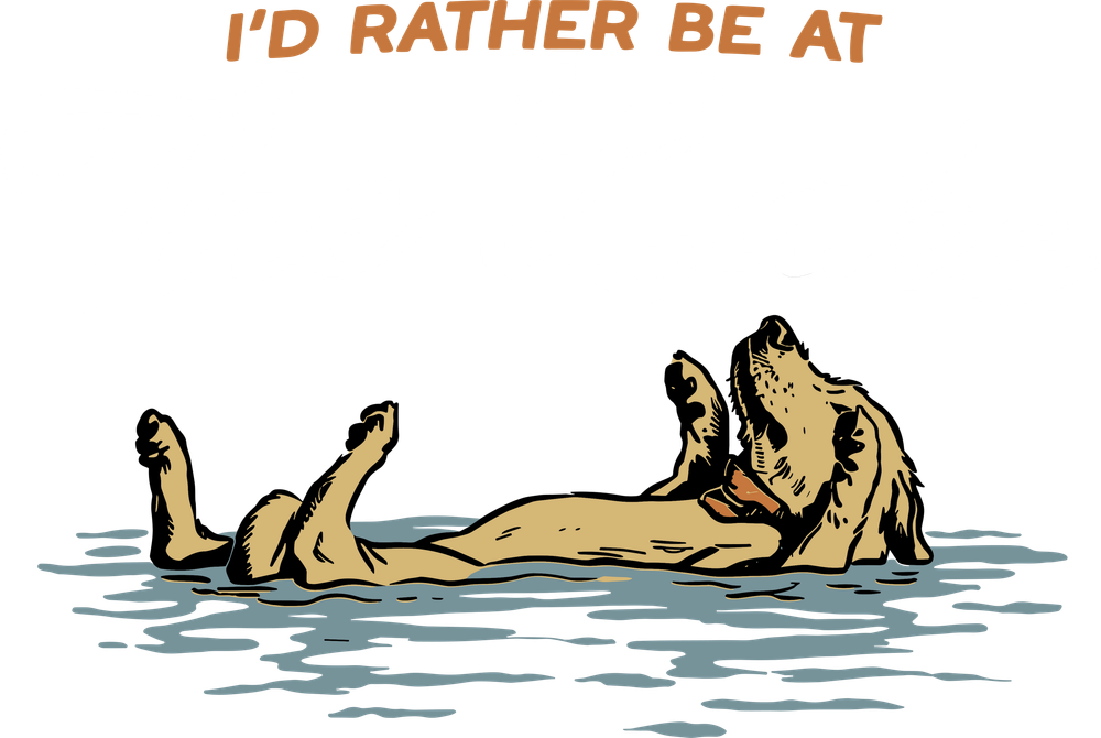 I'd Rather Be At The Lake - Camping DTF Transfers