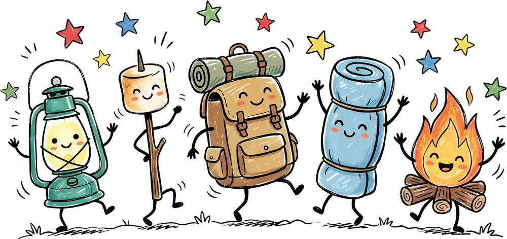 Camping Items - Camping DTF Transfers