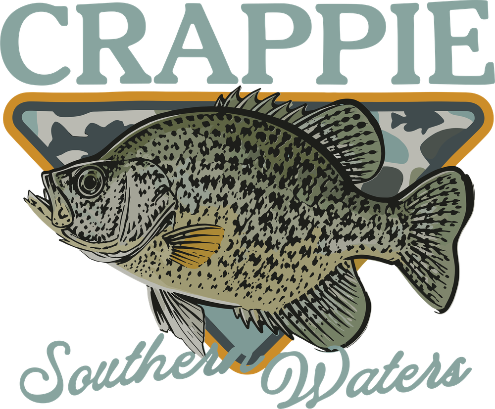 Crappie Southern Waters - Fishing DTF Transfers