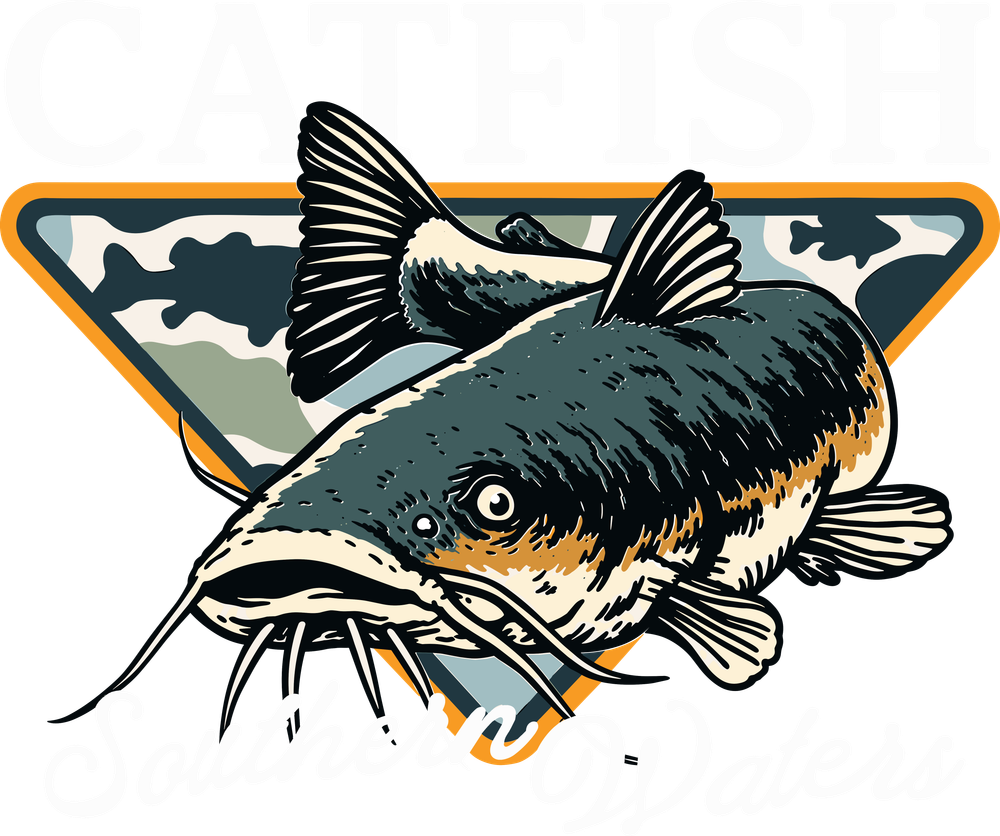 Catfish Southern Waters - Fishing DTF Transfers