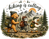 Hiking Is Calling - Hiking DTF Transfers