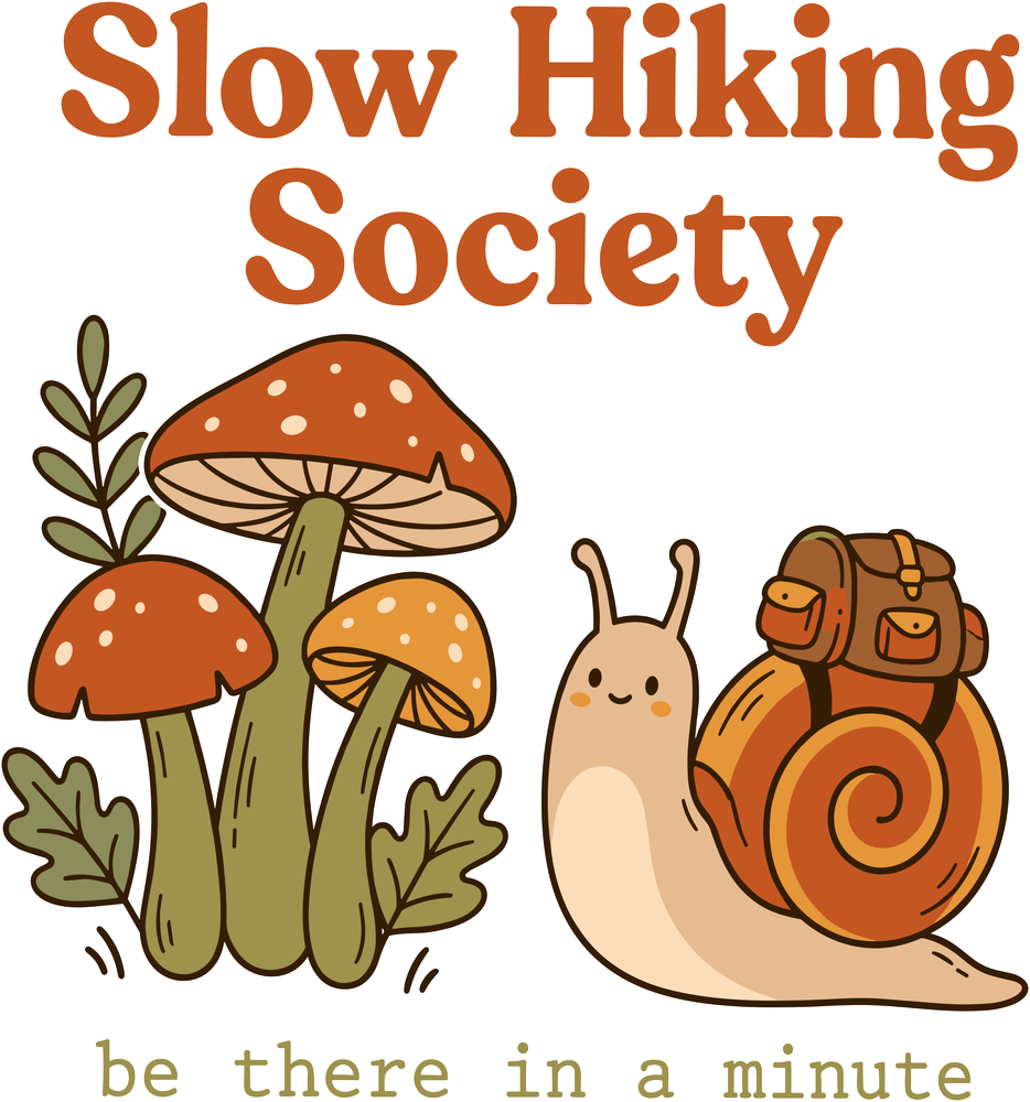 Slow Hiking Society - Hiking DTF Transfers
