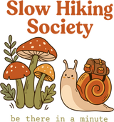 Slow Hiking Society - Hiking DTF Transfers