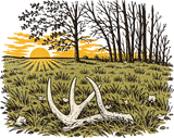 Antlers At Sunset - Hunting DTF Transfers