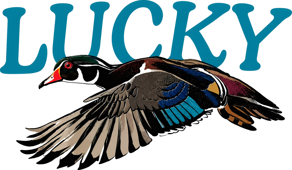 Lucky, Wood Duck - Hunting DTF Transfers