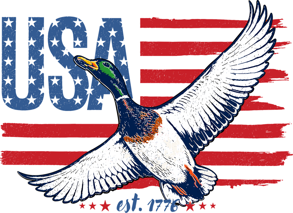 USA, Mallard Duck - Hunting DTF Transfers