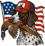 Pointer Carrying Pheasant - Hunting DTF Transfers