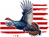 USA Flag, Turkey - Hunting DTF Transfers