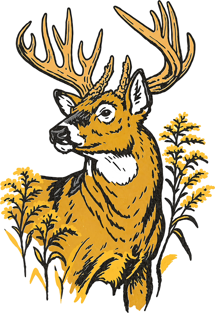 Whitetail Deer - Hunting DTF Transfers