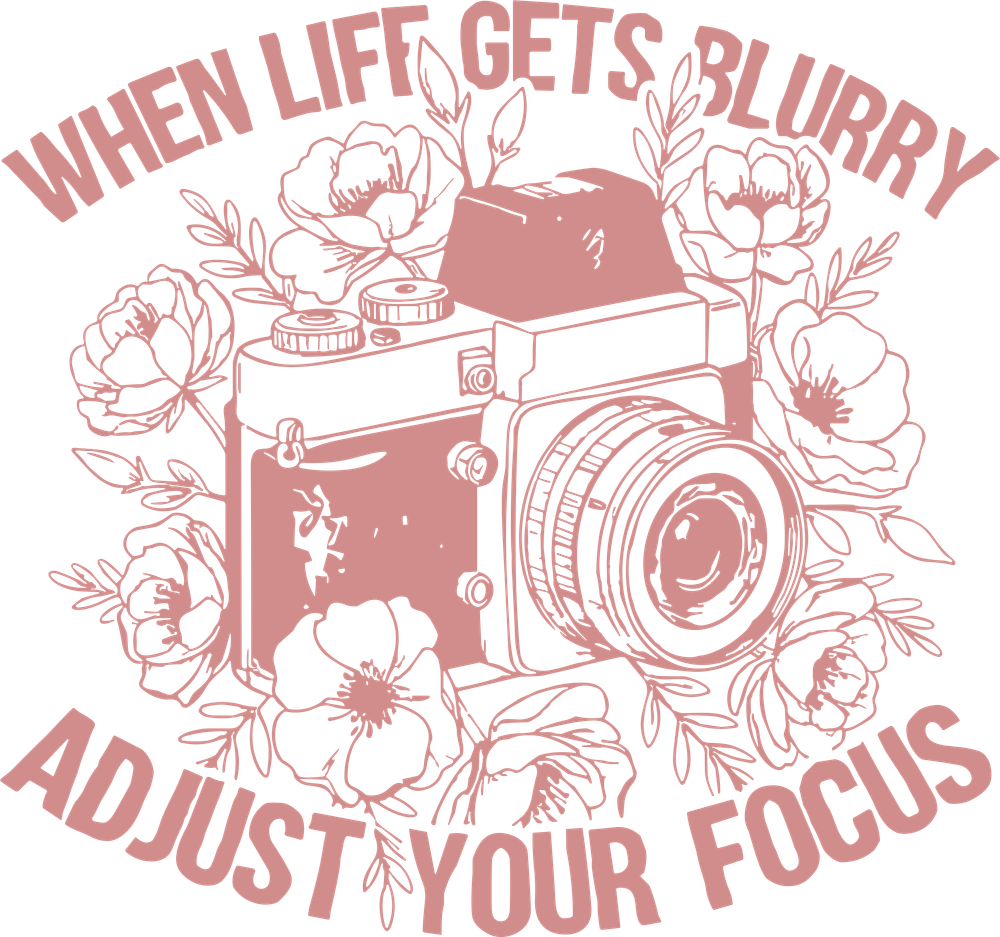When Life Gets Blurry - Photography DTF Transfers