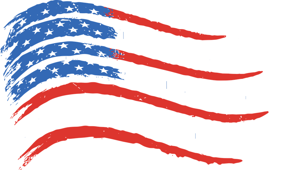 USA Flag Jet Trails - Air Force DTF Transfers