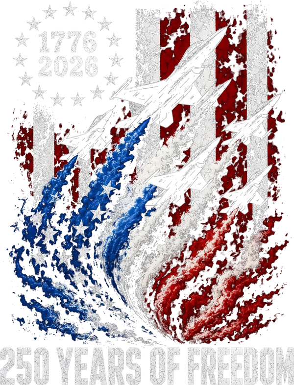 250 Years Of Freedom, 1776-2026 - Air Force DTF Transfers