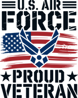 U.S. Air Force, Proud Veteran - Air Force DTF Transfers