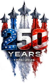 250 Years, 1776-2026 - Air Force DTF Transfers