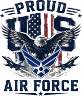 Proud US Air Force - Air Force DTF Transfers