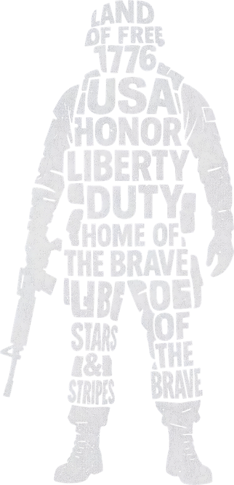 The Land of the Free and the Home of the Brave - Army DTF Transfers