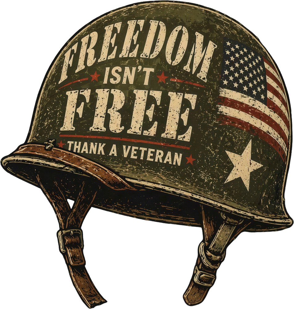 Freedom Isn't Free, Thank A Veteran - Army DTF Transfers