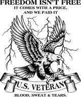 Freedom Isn't Free - Army DTF Transfers