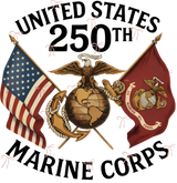 United States 250th Marine Corps - Marines DTF Transfers