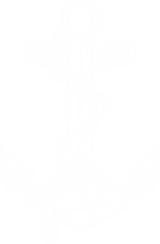 Navy Anchor B&W - Navy DTF Transfers