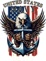 United States Navy Est. 1775 - Navy DTF Transfers