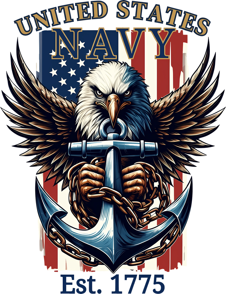 United States Navy Est. 1775 - Navy DTF Transfers