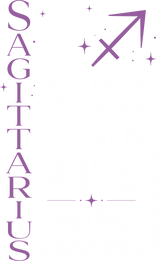 Sagittarius Qualities, Purple - Zodiacs & Horoscopes DTF Transfers