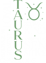 Taurus Qualities, Green - Zodiacs & Horoscopes DTF Transfers
