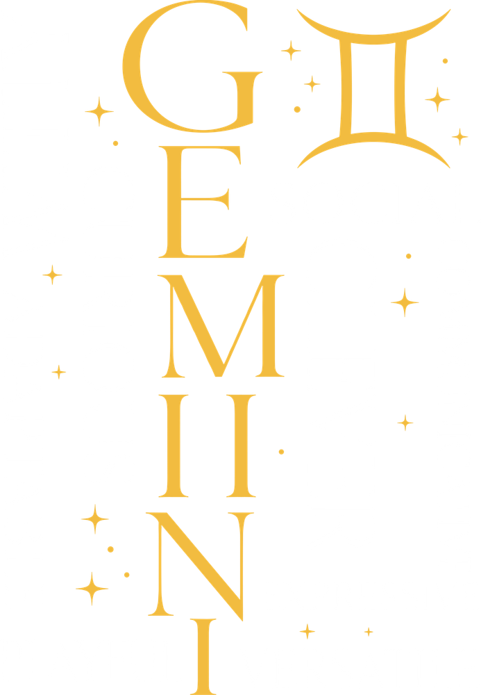 Gemini Qualities, Yellow - Zodiacs & Horoscopes DTF Transfers