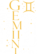 Gemini Qualities, Yellow - Zodiacs & Horoscopes DTF Transfers