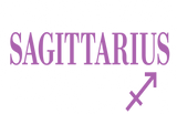 Sagittarius Qualities, Pink, Horizontal - Zodiacs & Horoscopes DTF Transfers