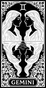 Gemini Tarot Card - Zodiacs & Horoscopes DTF Transfers