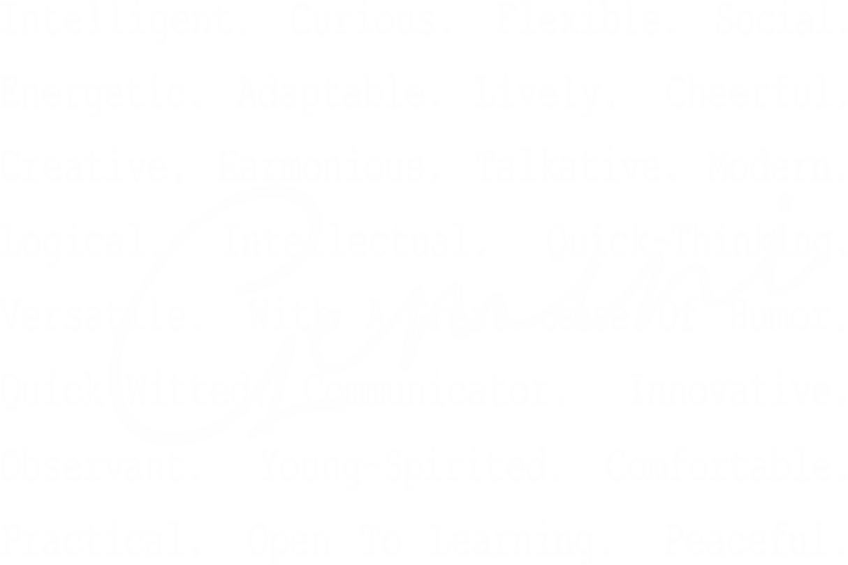 Gemini B&W - Zodiacs & Horoscopes DTF Transfers