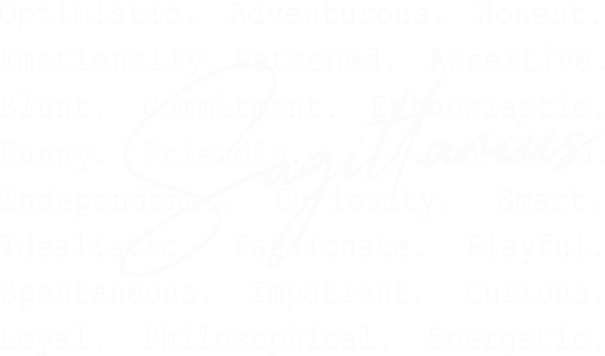 Sagittarius B&W - Zodiacs & Horoscopes DTF Transfers