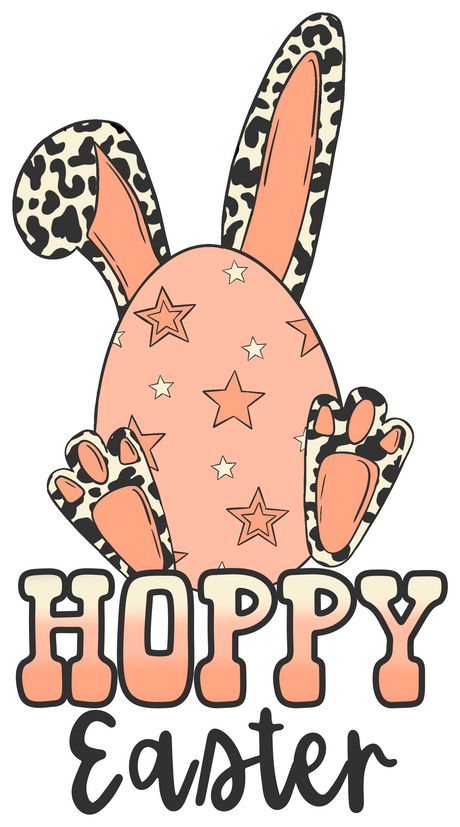 Hoppy Easter Design Easter DTF Transfer